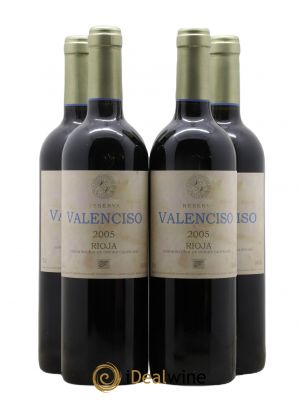 Rioja DOCa Valenciso Reserva 2005 - Lot of 4 Bottles