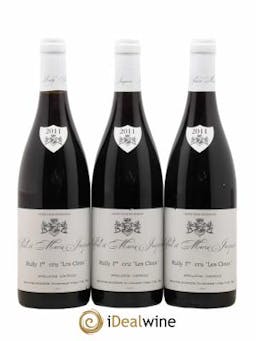 Rully 1er Cru Les Cloux Paul & Marie Jacqueson  2011 - Lot of 3 Bottles