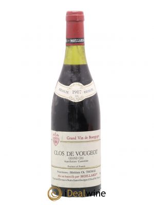 Clos de Vougeot Grand Cru Domaine Moillard 1987 - Lot of 1 Bottle