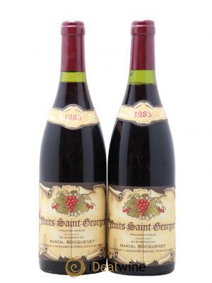 Nuits Saint-Georges Marcel Bocquenet 1985 - Lot of 2 Bottles