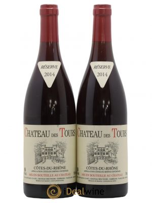 Côtes du Rhône Château des Tours Emmanuel Reynaud  2014 - Lot of 2 Bottles
