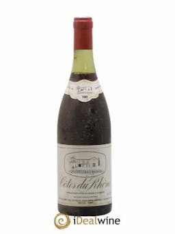 Côtes du Rhône Clos du Mont-Olivet  1981 - Lot of 1 Bottle