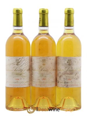 Château Doisy Daëne 2ème Grand Cru Classé 1998 - Lot de 3 Bottles