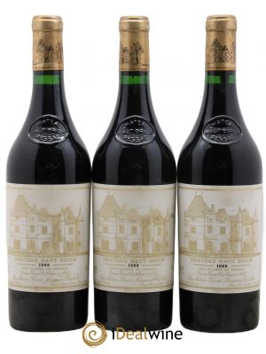 Château Haut Brion 1er Grand Cru Classé  1989 - Lot of 3 Bottles