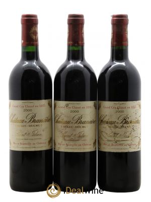 Château Branaire Ducru 4ème Grand Cru Classé  2000 - Lot of 3 Bottles