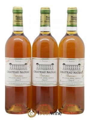 Château Nairac 2ème Grand Cru Classé 1996 - Lot de 3 Bottles