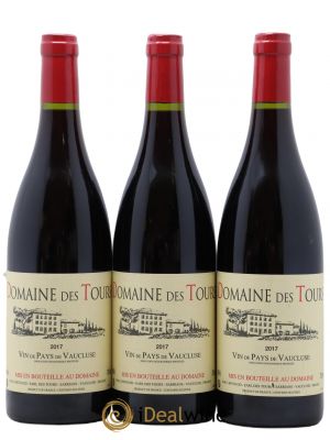 IGP Vaucluse (Vin de Pays de Vaucluse) Domaine des Tours Emmanuel Reynaud  2017 - Lot of 3 Bottles