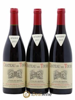 Côtes du Rhône Château des Tours Emmanuel Reynaud  2015 - Lot of 3 Bottles