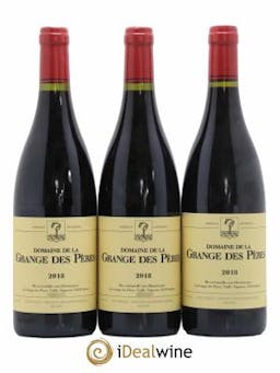 IGP Pays d'Hérault Grange des Pères Laurent Vaillé  2018 - Lot of 3 Bottles