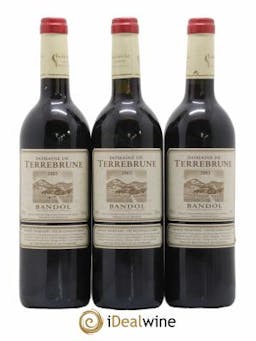 Bandol Terrebrune (Domaine de)  2003 - Lot of 3 Bottles
