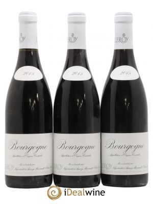Bourgogne Leroy SA  2015 - Lot of 3 Bottles