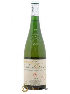 Savennières Clos de la Coulée de Serrant Vignobles de la Coulée de Serrant - Nicolas Joly  1994 - Lot of 1 Bottle