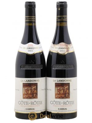 Côte-Rôtie La Landonne Guigal  2006 - Lot of 2 Bottles