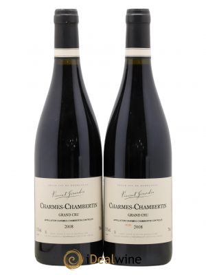 Charmes-Chambertin Grand Cru Vincent Girardin (Domaine)  2008 - Lot of 2 Bottles