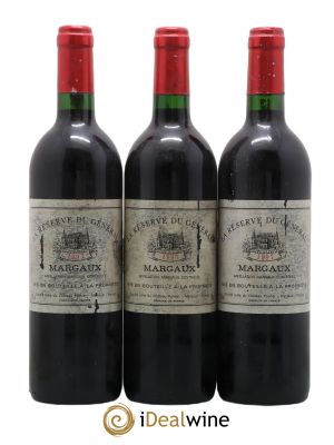 - Margaux La Reserve du General Chateau Palmer 1997 - Lot of 3 Bottles