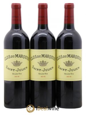Clos du Marquis  2015 - Lot of 3 Bottles