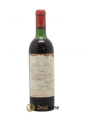 Château d'Armailhac - Mouton Baron(ne) Philippe 5ème Grand Cru Classé  1965 - Lot of 1 Bottle
