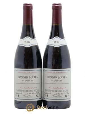 Bonnes-Mares Grand Cru Bruno Clair (Domaine)  2007 - Lot of 2 Bottles