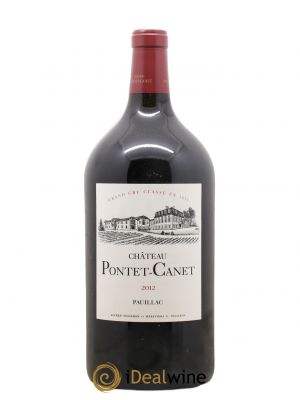 Château Pontet Canet 5ème Grand Cru Classé  2012 - Lot de 1 Double-magnum