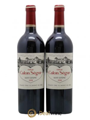 Château Calon Ségur 3ème Grand Cru Classé  2018 - Lot of 2 Bottles