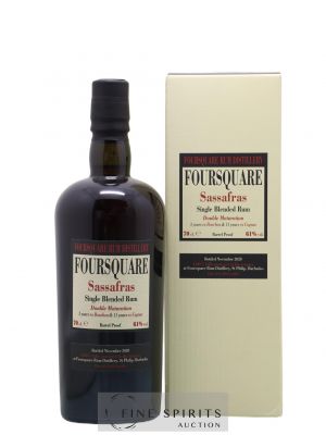 Foursquare Of. Sassafras Barrel Proof - One of 6000 - bottled 2020 Double Maturation  
