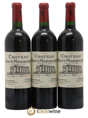 Château Haut Marbuzet (no reserve) 2000 - Lot of 3 Bottles