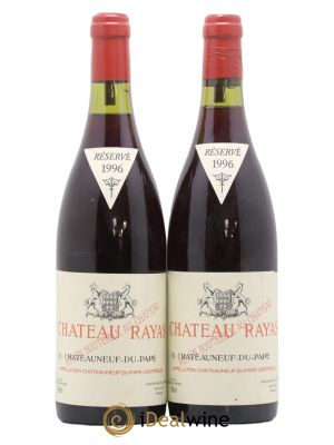 Châteauneuf-du-Pape Château Rayas Emmanuel Reynaud  1996 - Lot of 2 Bottles