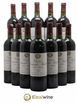 Château Sociando Mallet  1998 - Lot of 12 Bottles