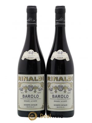 Barolo DOCG Brunate Le Coste Giuseppe Rinaldi  2009 - Lot of 2 Bottles