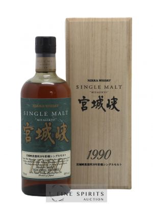 Miyagikyo 1990 Of. Single Malt Non-Chill Filtered Nikka Whisky   - Lot de 1 Bouteille
