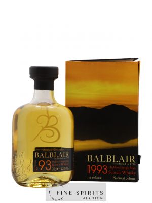 Balblair 1993 Of. 1st Release - bottled 2011 Vintage   - Lot of 1 Bottle