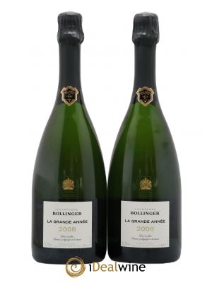 Grande Année Bollinger  2008 - Lot of 2 Bottles