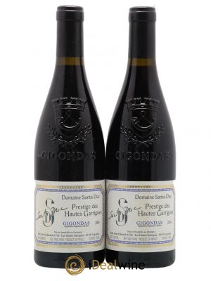 Gigondas Domaine Santa Duc Prestige des Hautes Garrigues 2004 - Lot of 2 Bottles