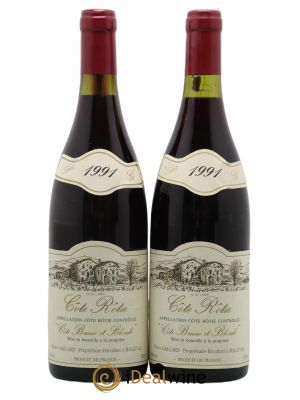 Côte-Rôtie Pierre Gaillard côte brune et blonde 1991 - Lot of 2 Bottles