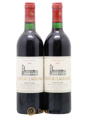 Château Lagrange 3ème Grand Cru Classé  1986 - Lot of 2 Bottles