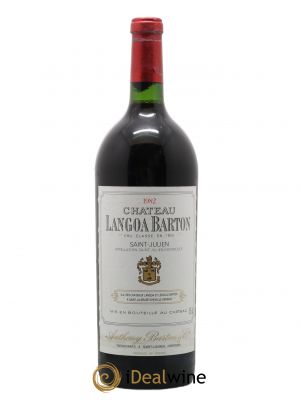 Château Langoa Barton 3ème Grand Cru Classé  1982 - Lot of 1 Magnum