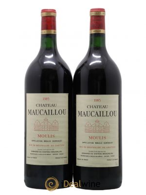 Château Maucaillou  1985 - Lot de 2 Magnums