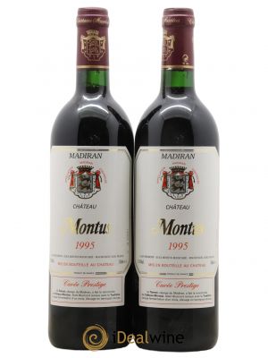 Madiran Château Montus-Prestige Alain Brumont  1995 - Lot de 2 Bouteilles