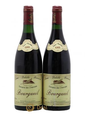 Bourgueil Domaine des Chesnaies cuvée prestige 1988 - Lot of 2 Bottles