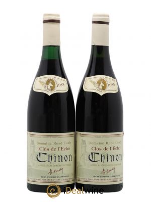 Chinon Clos de l'Echo Couly-Dutheil  1985 - Lot of 2 Bottles