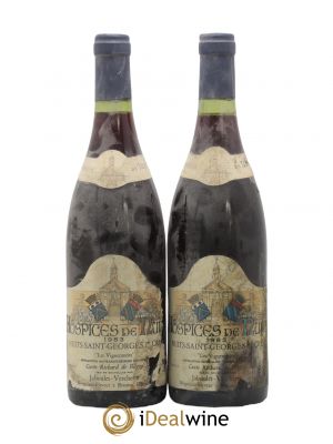 Nuits Saint-Georges 1er Cru Les Vignerondes Cuvée Richard de Bligny Hospices de Nuits Jaboulet Vercherre 1983 - Lot of 2 Bottles