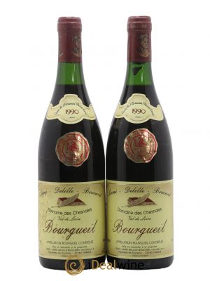 Bourgueil Domaine des Chesnaies 1990 - Lot of 2 Bottles