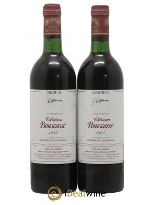 Madiran Château Bouscassé Alain Brumont Vieilles vignes 1988 - Lot de 2 Bouteilles