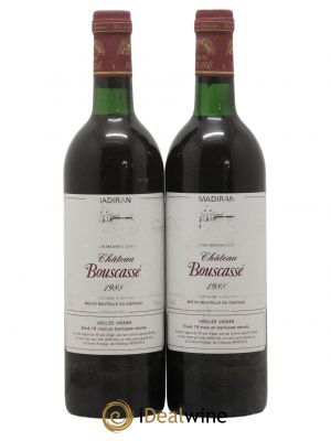 Madiran Château Bouscassé Alain Brumont Vieilles Vignes 1988 - Lot of 2 Bottles