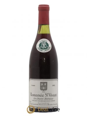 Romanée-Saint-Vivant Grand Cru Les Quatre Journaux Louis Latour Louis Latour 1983 - Lot of 1 Bottle