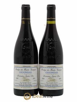 Gigondas Santa Duc (Domaine) Hautes Garrigues Famille Gras  2000 - Lot de 2 Bouteilles