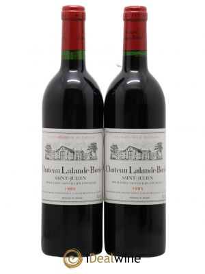 Château Lalande Borie  1985 - Lot of 2 Bottles