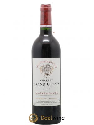Château Grand Corbin Grand Cru Classé  2000 - Lot of 1 Bottle