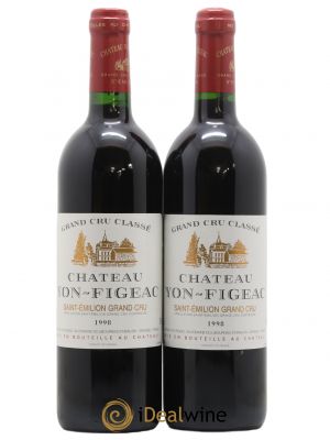 Château Yon Figeac Grand Cru Classé  1998 - Lot of 2 Bottles