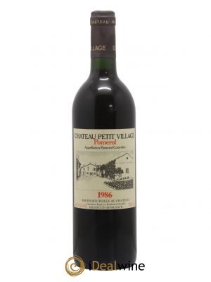 Château Petit Village  1986 - Lot of 1 Bottle